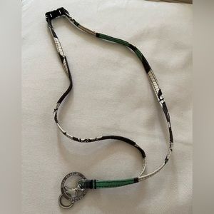 Well loved Vera Bradley Imperial Rose Lanyard
